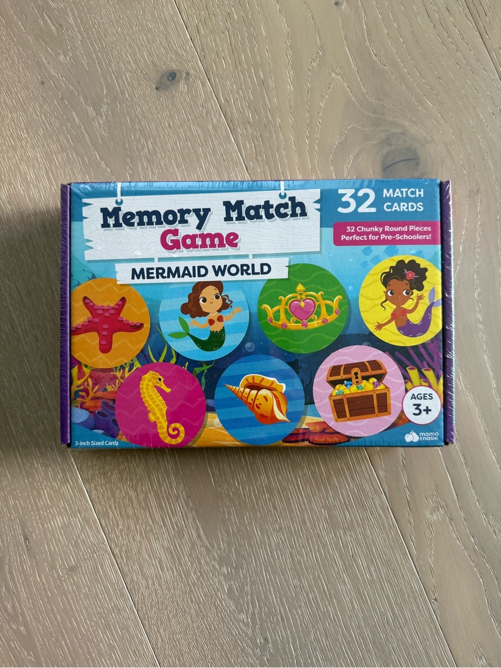 New! Memory Match Game - Mermaid World Kids Matching Game